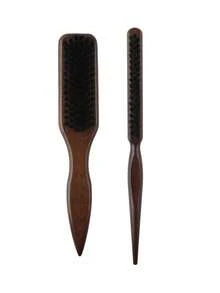 Bộ 4/2 lược chải tóc bằng gỗ lông heo, lược tạo kiểu tóc du lịch cầm tay, thích hợp cho mùa hè, đi biển, tạo kiểu tóc mùa tốt nghiệp, sử dụng trong ký túc xá trường học và làm quà tặng cho các bữa tiệc ngày lễ. - Cọ chải tóc mai - Xem 7