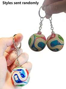 Móc khóa bóng đá chủ đề World Cup, thích hợp làm quà tặng cho người hâm mộ - Móc khóa kỷ niệm bóng đá mini, lấy cảm hứng từ thiết kế cờ Canada, mặt dây chuyền thể thao dễ thương cho ba lô/xe hơi/móc khóa, phụ kiện hoàn hảo và quà tặng cho học sinh và người hâm mộ bóng đá, móc khóa thể thao. - A - Xem 7