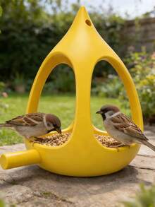 1pc Very Small Bird Feeder, Spherical Design, Exterior Prevents Water Accumulation, Drainage Holes At Bottom, Suitable For Small Birds Like Sparrows And Hummingbirds, Can Be Used In Yard, Woodland, Under Eaves - Bird Feeder - View 6