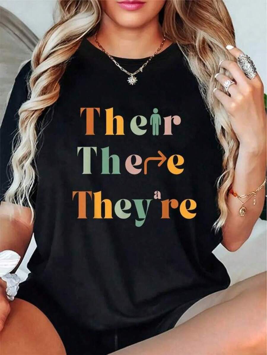 Women T-Shirts - Black - View 1