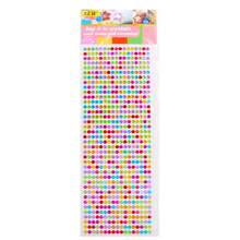 640pcs 5mm Rhinestone Stickers, Gemstone Stickers, Self-Adhesive Jewel Stickers, Shiny Rhinestone Craft Stickers, Eye Makeup Decorations, Suitable For Eyes And Nails, Various Acrylic Rhinestone Sticker Styles - A - View 2