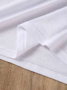 INAWLY Camiseta de manga corta de cuello redondo con bordado de oveja, estilo casual de verano - Multicolor - Ver 5