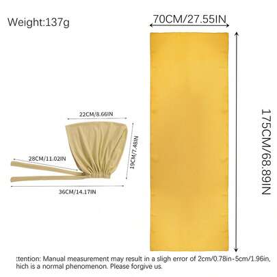 [Không ghép mảnh] Bộ 2 món áo khoác có mũ buộc dây bằng vải modal và khăn choàng bằng vải chiffon