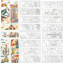 Washable Landscape Embroidery Pattern Stabilizer, Suitable For Handicraft Lovers And Beginners, DIY Embroidery Fun Style Stickers And Sewing Paper - A309 - View 17