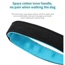 Dây xích bằng thép không gỉ với tay cầm thoải mái, chất liệu nylon chống cắn, phù hợp cho chó nhỏ, vừa và lớn. - Nhiều màu - Xem 11