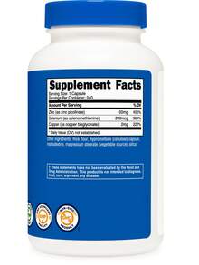 Nutricost Zinc (50mg) With Selenium (200mcg) 240 Capsules - Vegan, Gluten-Free, GMO-Free - 240個裝 - 查看 5