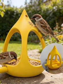 1pc Very Small Bird Feeder, Spherical Design, Exterior Prevents Water Accumulation, Drainage Holes At Bottom, Suitable For Small Birds Like Sparrows And Hummingbirds, Can Be Used In Yard, Woodland, Under Eaves - Bird Feeder - View 4