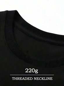 Casual T-Shirts, 's Day Gifts, "NOT A FIGURE, HE'S A PATERNAL FIGURE" - Retro - Typography - - Soft Casual Short Sleeve Print In 220gsm Pure Cotton - 白色 - 查看 9