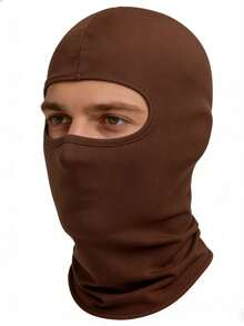 1 buah/2 buah Balaclava Warna Polos Unisex, Masker Wajah Tahan Angin untuk Aktivitas Luar Ruangan, Penghangat Leher, Cocok untuk Pemakaian Sehari-hari, Bersepeda, dan Acara Lainnya - MultiWarna - View 29