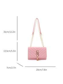 Nuevo Bolso de Hombro Versátil de Verano para Mujer, para Viajes Diarios y Uso Casual - Rosa - Ver 8
