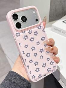 1個新款加厚防刮皮革質感雛菊圖案可愛防震手機殼，適用於 iPhone 17pro MAX 16pro 16plus 16promax 15 15pro 15 Pro Max, 14 Plus, 13 Pro Max, 12, 11, 7G, 7P, IX, XR, XS Max, 17 Pro, Air，附相機凸起防震保護，適合女性日常使用 - 粉色 - 查看 4