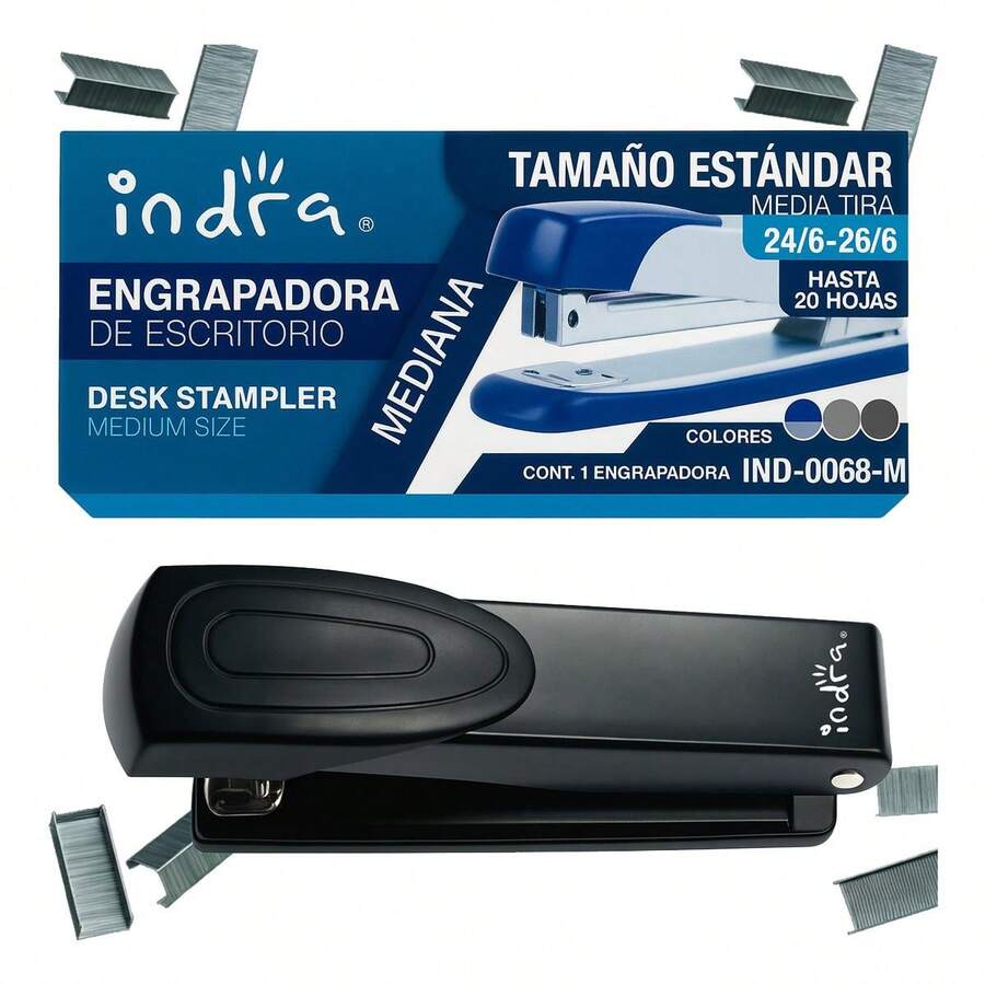 Indra Metal Stapler For Desktop 12.5 / 3.3 Cm - Single Piece - View 1