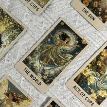 Bộ bài Tarot 78 lá chủ đề Tiên nữ - Bộ bài Tarot chủ đề hoa cổ điển, quà tặng bộ sưu tập bói toán - Nhiều màu - Xem 6