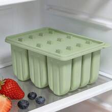 12pcs Silicone Ice Pop Mold, Suitable For Homemade Ice Cream Popsicles, Creative Ice Cream Cone Mold, DIY Ice Pops And Ice Cubes - Multicolor - View 5