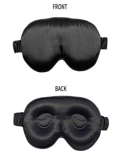 1 pieza Máscara para los ojos 3D estéreo, máscara de sueño transpirable unisex, antifaz para dormir profundamente, bloqueo de luz fuerte, suave y amigable con la piel, adecuado para el hogar y los viajes