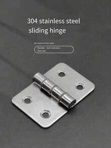 Bản lề thép không gỉ 304 chịu lực cao, phụ kiện thân tủ và hộp cửa trượt. - B - Xem 3
