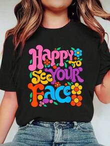 Women T-Shirts - Black - View 7
