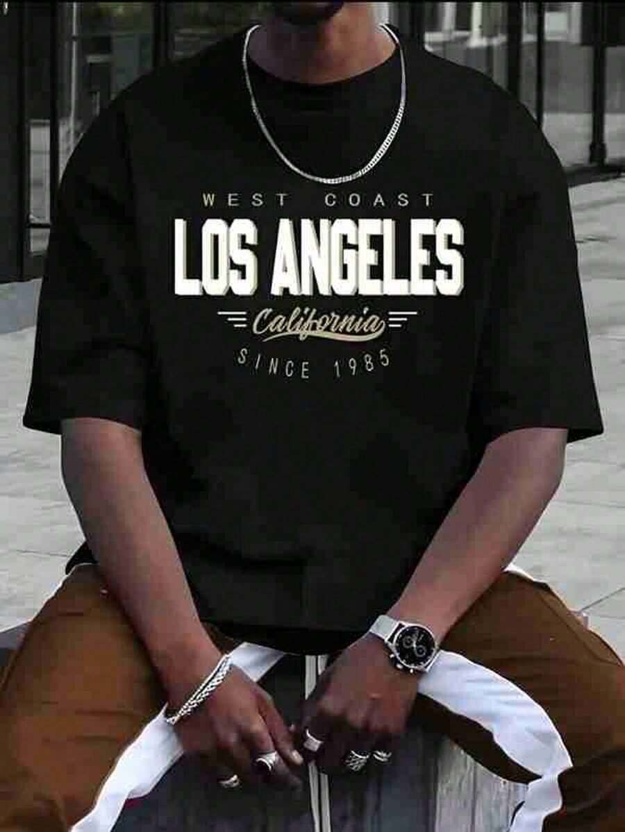 Camiseta hombre cuello redondo y manga corta. Estilo casual con estampados modernos y cómodos. Para hombres y mujeres, estilo pareja, pareja, camiseta de manga corta con estampado de moda