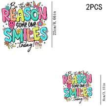 1pc/2pcs/3pcs Colorful Letter "REASON" Patch, Suitable For T-Shirt / Sweatshirt / Canvas Bag / Hat / Pillow - Multicolor - View 10