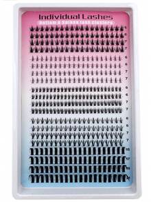 416pcs 5 Gaya Bulu Mata Pendek (Bottom Lash Clusters) Ekstensi Bulu Mata Manga (Manga Lash Clusters) Bulu Mata Berduri (Spike Lashes) Bulu Mata Individual (Individual Lashes) Bulu Mata Bawah Tipis Individual (Wispy Bottom Individual Lashes) 6-21mm Pita Alami (Natural Band Eyelash Clusters) Ekstensi Bulu Mata Bawah (Bottom Lash Extension) Oleh Calphdiar - C - View 3