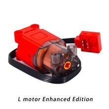 Funciones de energía, Servo tren, Motor de coche, interruptor de polaridad, receptor de Control remoto de velocidad IR, caja de batería, juguetes educativos de programa para niños - motor monstruoso - Ver 43