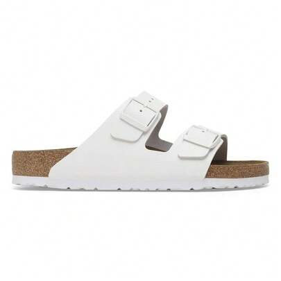  Unisex Birkenstock Arizona Soft Footbed Narrow Fit White (1024952)