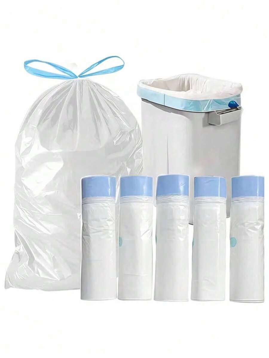 Multipurpose Thick PE Material Trash Bags, Leak-Proof Design, Suitable For Home, Kitchen, Restaurant, Hotel, School, Bathroom, Living Room And Other Occasions, Can Be Used As Household Garbage Bags Or Kitchen Garbage Bags. Product Features Include Leak-Proof Design And Durable Structure. - A - View 1