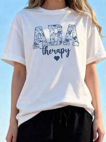 Terapia ABA Floral Blue Wildflower RBT Behavior Th-0 - Blanco - Ver 10