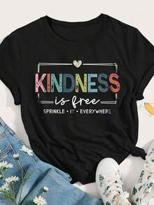 Women T-Shirts - Black - View 1