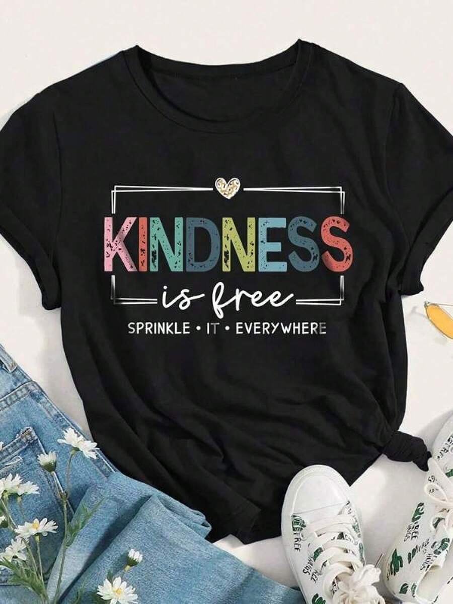 Women T-Shirts - Black - View 1