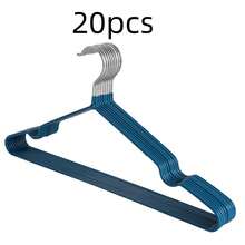 1/10/20pcs Thickened Dip-Dyed Clothes Hangers, New Thick Hangers, Adult Hangers, Dip-Dyed Non-Slip Seamless Drying Racks, Children Hangers - Multicolor - View 16