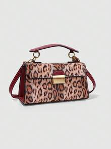 High-End Chic Luxury Snake Skin Pattern Versatile Handbag, Shoulder Bag With Underarm Lock (Random Snake Skin Pattern) - Multicolor - View 8