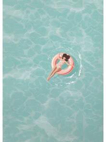 Póster Artístico impreso para pared de barco, playa, océano, en la piscina, verano nórdico, pintura en lienzo, imagen para sala de estar y decoración del hogar 3OMR - WO2196-1 - Ver 2