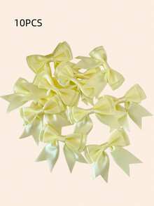 50pcs Ribbon Bows - Handmade Invitation Decoration - Satin Ribbon Gift Wrapping - Multi-Color - No Feathers - Arts, Crafts And Sewing Supplies - Gift Wrapping Bows - Multicolor - View 39