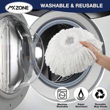 Spin Mop 360 Spin Mop Systems, Microfiber Spin Mop Round Shape Standard Universal Size Magic Mop Refill, 3 Pack - 3個裝(1包) - 查看 7