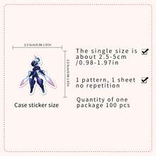 100-Pack Pokemon Themed Decal Stickers, Multicolor Assortment For Laptops, Water Bottles, Luggage, Helmets, Vinyl Material, No Power Required, Ideal For Gifts And Rewards - Multicolor - View 2