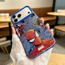 蠟筆小新手機殼， 野原新之助小白睡覺治癒風，適用於iphone17pro、12pro、14promax、16promax、ip17、16plus、15promax、、ip16、14plus、15pro、ip14、13promax、17air、12、11，女孩保護防摔防套。 - 藍色 - 查看 1