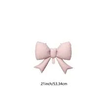 21 Inch Pink Bow Foil Balloon, Suitable For Birthday Party, Wedding, Valentine's Day, New Year Party Decoration - Pink - View 3