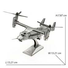 Rompecabezas de Metal 3D UFO DIY hecho a mano exploración espacial nave espacial modelo de ensamblaje rompecabezas juguetes para niños adultos - TK01-32 - Ver 13