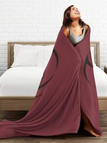 Florida State Merch Seminoles Throw Blanket Warm Blankets Breathable Air Conditioner Blanket For Car Classic Outdoor Blankets For Picnic For All Season - 黑色 - 查看 4