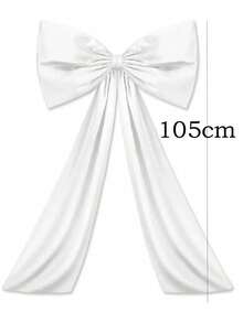 1 chiếc nơ satin cỡ lớn 105cm, có các màu Đen/Hồng/Vàng/Trắng/Xanh da trời/Tím nhạt, thích hợp cho tiệc sinh nhật, đám cưới, trang trí nhà cửa, tiệc theo chủ đề, lễ tốt nghiệp, v.v. - Xem 14