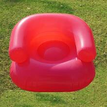 Tumbonas inflables, sofá de aire, silla inflable, accesorios de juego al aire libre, asiento portátil de viaje para acampar en la playa para niños - Rosa S - Ver 8