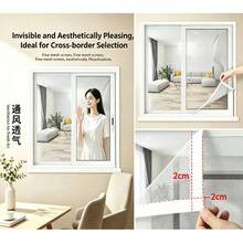 Malla mosquitera blanca de verano para ventana, kit de malla mosquitera autoadhesiva de fácil instalación DIY – Pantalla de ventana a prueba de insectos para el hogar, malla mosquitera para ventana, otro material [Pantalla de ventana blanca autoadhesiva], instalación rápida, a prueba de insectos - Malla - Ver 59