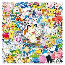 100-Pack Pokemon Themed Decal Stickers, Multicolor Assortment For Laptops, Water Bottles, Luggage, Helmets, Vinyl Material, No Power Required, Ideal For Gifts And Rewards - Multicolor - View 12