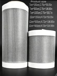 1Roll Window Mosquito Net Repair Patch Tape, Self-Adhesive Mesh Patch For Holes, Anti-Mosquito, Waterproof, Easy To Cut & Apply, For Home Door Window Screen Fix - Window Screen Repair Subsidy - View 2