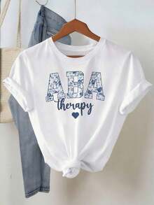 Terapia ABA Floral Blue Wildflower RBT Behavior Th-0 - Blanco - Ver 3