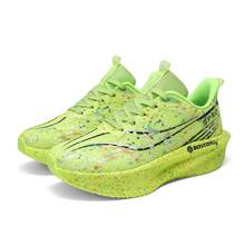 Giày chạy marathon unisex với tấm carbon, giày thể thao lưới thoáng khí nhẹ. - màu xanh lá - Xem 7