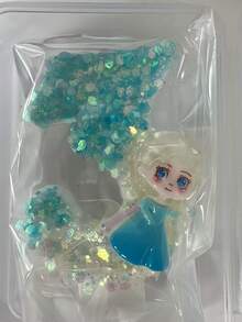 Série de bougies d'anniversaire, faveurs de fête, bougies décoratives pour gâteau d'anniversaire, bougies de célébration d'anniversaire, décorations faites à la main - Glace et neige - Voir 14