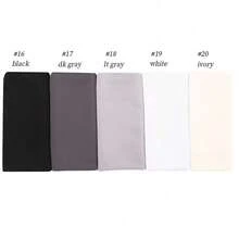 5pcs/Pack Breathable, Draping, No-Iron Modest Combination Chiffon Hijab, Solid Color For Abaya,Holiday,Travel Essential - Multicolor - View 13