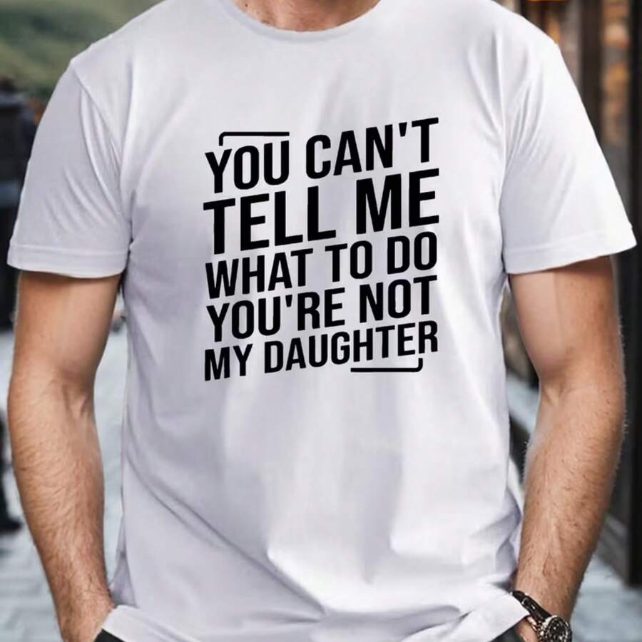 Printed T-Shirt For Men And Women - 白色 - 查看 1